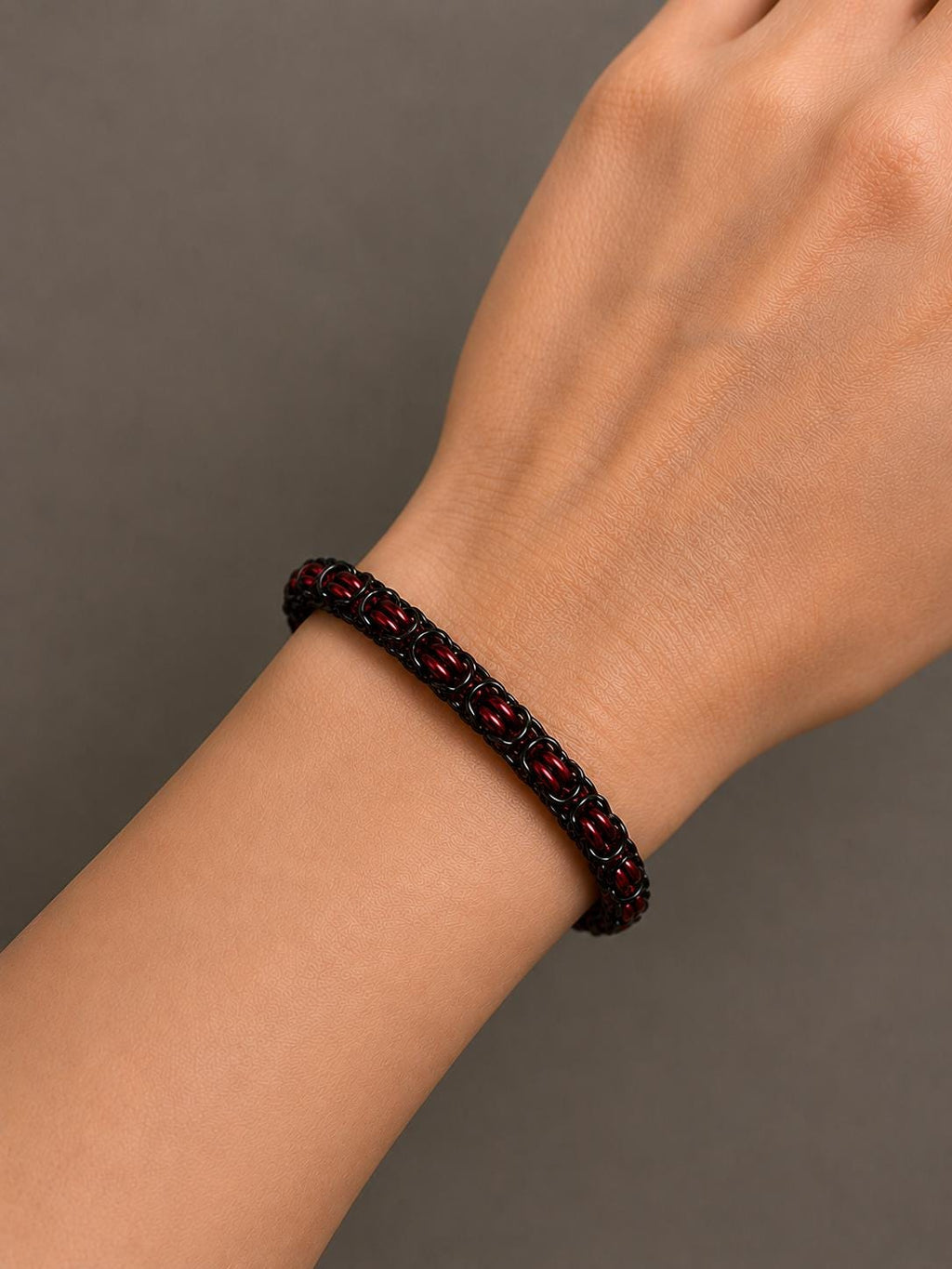 Bracelet Byzantine Chain Jewelry Handmade  & Elegant Wristlet with Color Variant Options